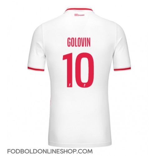 AS Monaco Aleksandr Golovin #10 Hjemmebanetrøje 2024-25 Kortærmet